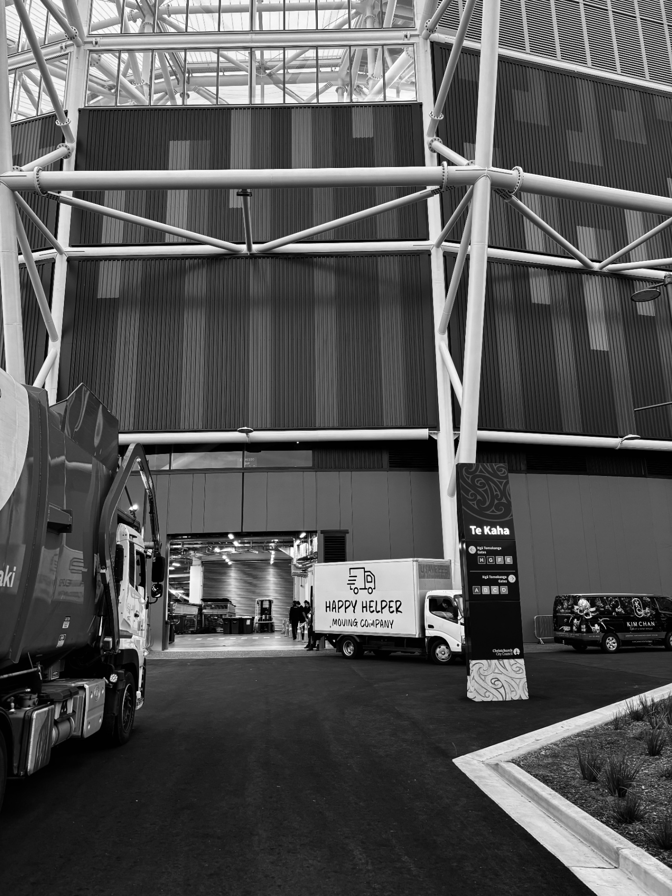 Event move-in at Te Kaha One NZ Stadium Christchurch